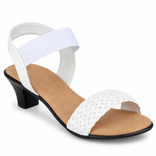 ethnic style heel sandal